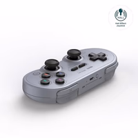 8BitDo SN30 Pro Bluetooth Controller, Hall Effect Joystick Update, Compatible with Switch, PC, macOS, Android, Steam Deck & Raspberry Pi (Gray) thumbnail 3