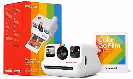 Polaroid Go Generation 2 - Mini Instant Camera + Film Bundle (16 Photos Included) - White (6282)
