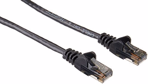Belkin 30-Feet RJ45 Cat6 Snagless Patch Network Cable, Black (A3L980-30-BLK-S)