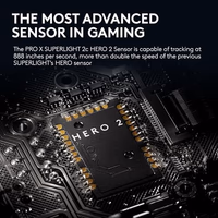 Logitech G PRO X Superlight 2c Wireless Gaming Mouse, 51 g pro-Grade Compact Mouse with 5 programmable Buttons, USB-C Charging, 44K DPI Sensor, up to 8 kHz Polling for PC/Mac - Magenta thumbnail 5