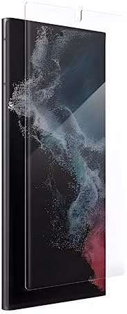ZAGG InvisibleShield Fusion Curve for Samsung Galaxy S22 Ultra â€“ Flexible Hybrid Screen Protection â€“ Strengthened with D3O â€“ Extreme Impact and Scratch Protection â€“ for Curved Screens, Clear thumbnail 1