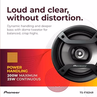 PIONEER F-Series TS-F1634R 6.5” 2-Way Speakers (Pair) – 200W Max, Balanced Sound + Smooth Treble, Great Stock Replacement, High-Efficiency Speaker Designed for OEM Power thumbnail 4