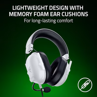 Razer BlackShark V2 X Xbox Gaming Headset: 50mm Drivers - Cardioid Mic - Lightweight - Comfortable Noise Isolating Earcups - for Xbox Series X, Series S, PS5, PC, Switch via 3.5mm Audio Jack - White thumbnail 5