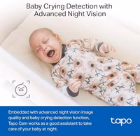 Tapo 1080P Indoor Wired Security Camera - Works as a Baby & Pet Monitor, Motion Detection, 2-Way Audio, Siren, Night Vision, Subscription-Free Local or Optional Cloud, Works with Alexa, C100(4-Pack) thumbnail 5