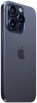 Apple iPhone (Amazon Renewed Premium) 15 Pro, 128GB, Blue Titanium - Unlocked thumbnail 3