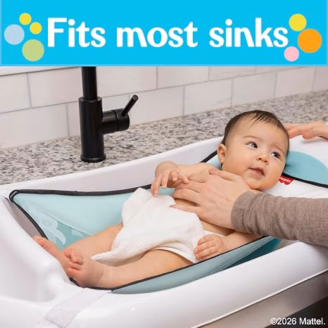 Fisher-Price™ 3-N-1 Grow with Baby Infant to Toddler Bath Tub with Supportive Sling thumbnail 3