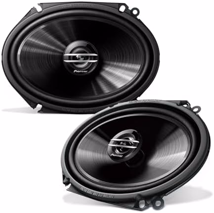 PIONEER G-Series TS-G6820S 6” x 8” 2-Way Speakers (Pair) – 250W Max, Balanced Sound + Smooth Treble, Great Stock Replacement, High-Efficiency Speaker Designed for OEM Power