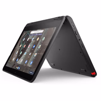 Lenovo 500e Chromebook Gen 3 82JB003XUS 11.6" Touchscreen Convertible 2 in 1 Chromebook - HD - 1366 x 768 - Intel Celeron N4500 Dual-core (2 Core) 1.10 GHz - 4 GB Total RAM - 4 GB On-Board Memory - thumbnail 3