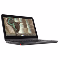 Lenovo 500e Chromebook Gen 3 82JB003XUS 11.6" Touchscreen Convertible 2 in 1 Chromebook - HD - 1366 x 768 - Intel Celeron N4500 Dual-core (2 Core) 1.10 GHz - 4 GB Total RAM - 4 GB On-Board Memory - thumbnail 2