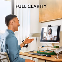Logitech Brio 101 Full HD 1080p Webcam for Meetings, Streaming, Desktop, Laptop, PC - Built-in Mic, Shutter, Works with Zoom, Microsoft Teams, Nintendo Switch 2’s new GameChat Mode, USB-A,-Black thumbnail 2