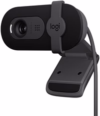 Logitech Brio 101 Full HD 1080p Webcam for Meetings, Streaming, Desktop, Laptop, PC - Built-in Mic, Shutter, Works with Zoom, Microsoft Teams, Nintendo Switch 2’s new GameChat Mode, USB-A,-Black thumbnail 1