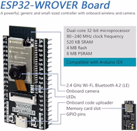 Freenove ESP32 Kit Dev CAM Board Ultimate Starter Kit, Dual-core 32-bit 240 MHz Microcontroller, Onboard Camera WiFi+BT, 795-Page Tutorial, Python C Java Code, 122 Projects, 240 Items thumbnail 3
