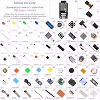 Freenove ESP32 Kit Dev CAM Board Ultimate Starter Kit, Dual-core 32-bit 240 MHz Microcontroller, Onboard Camera WiFi+BT, 795-Page Tutorial, Python C Java Code, 122 Projects, 240 Items thumbnail 2