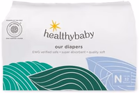Our Diapers | The First EWG Verified & Microbiome-Friendly Diaper | 12-Hour Leak Protection | Made with Organic Cotton & Plant-Derived Materials | Totally Chlorine Free | Size NB (<10 lbs) 32 Count thumbnail 1