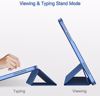 JETech Case for iPad (A16) 11th Generation 11 Inch 2025 / iPad 10th Generation 10.9 Inch 2022, Slim Smart Cover with Hard PC Translucent Back, Supports Touch ID, Auto Wake/Sleep (Navy Blue) thumbnail 5