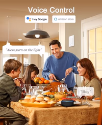 GHome Smart Switches for Lights, WiFi Smart Light Switch Works with Alexa and Google Home, Single-Pole, Neutral Wire Required, 2.4Ghz WiFi Light Switch with APP Control, No Hub Required, UL FCC Listed thumbnail 3