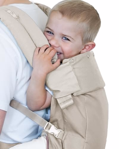 TwinGo Panel Extender for Baby Carrier - Compatible with TwinGo Carrier - Extra Baby Neck Support, Back, & Head Support for Infants & Toddlers - Sturdy Foam & Cotton Fabric - Simply Neutral - View 1 of 4
