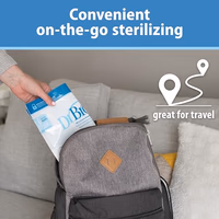 Dr. Brown's Microwave Steam Sterilizer Bags for Baby Bottles, Pacifiers, Pump Parts and Accessories, Travel Baby Bottle Sterilizer, 30 Uses per Bag, 5 Count (Pack of 1) thumbnail 5