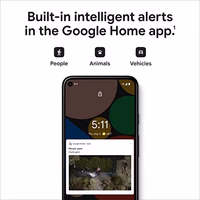 Google Nest Cam with Floodlight - Outdoor Camera - Floodlight Security Camera, White, 1 Count (Pack of 1) thumbnail 2