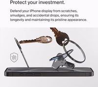 Belkin ScreenForce UltraGlass 2 Treated iPhone 15 Pro Max Screen Protector - Scratch-Resistant, 9H Hardness Tested Glass w/Slim Design - Includes Easy Align Tray for Bubble-Free Application thumbnail 2