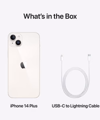 Apple iPhone 14, 128GB, Starlight - Unlocked (Renewed) thumbnail 3