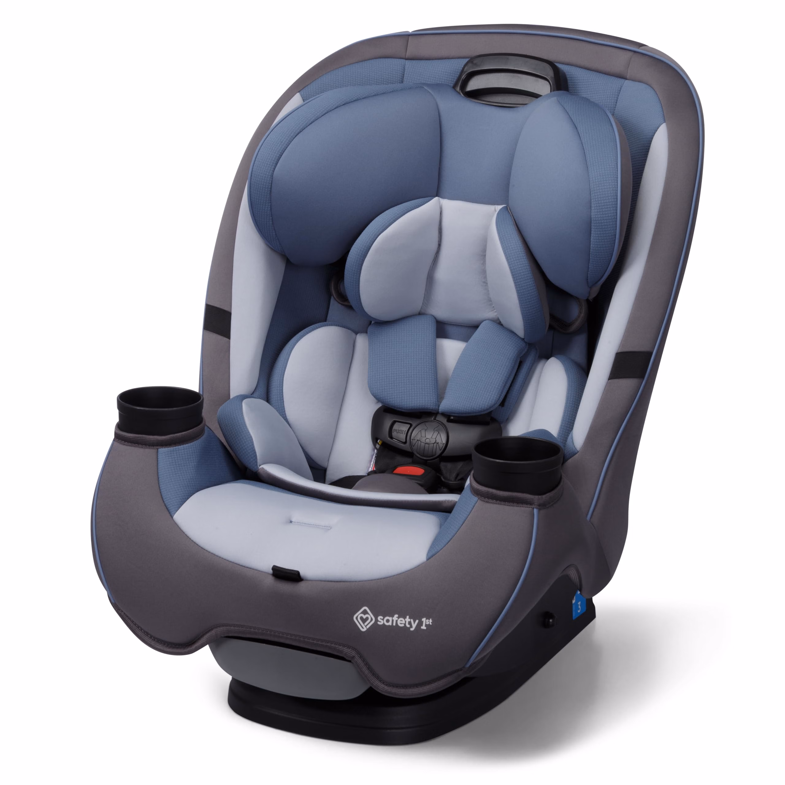 Safety 1st Grow and Go All-in-One Slim Convertible Car Seat, Rear Facing, 5-40 lbs, Forward Facing (30–65 lbs), High Back Booster Seat 40-100 pounds, Alaskan Blue thumbnail 1
