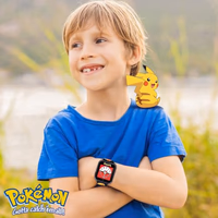 Pokémon Interactive Kids Smartwatch – Touchscreen Watch with Games, Camera, Voice Recorder, Step Tracker, Alarm & Timer – 10 Pokémon Watch Faces, USB Rechargeable – Fits Wrists 5.5" to 8" thumbnail 4