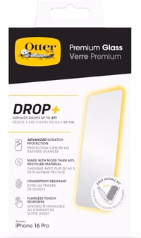 OtterBox iPhone 16 Pro Premium Glass Screen Protector thumbnail 1