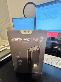 NETGEAR Nighthawk Dual-Band WiFi 7 Router (RS90) – Router Only, BE3600 Wireless Speed (up to 3.6 Gbps) - Covers up to 2,000 sq. ft., 50 Devices – 2.5 Gig Internet Port - Free Expert Help thumbnail 2
