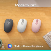 Logitech M196 Bluetooth Wireless Mouse, Compact and Portable Mouse for Laptops, Tablets and More, 12-Month Battery, Smooth Tracking, Compatible with PC and Mac, Windows and macOS - Off White thumbnail 4