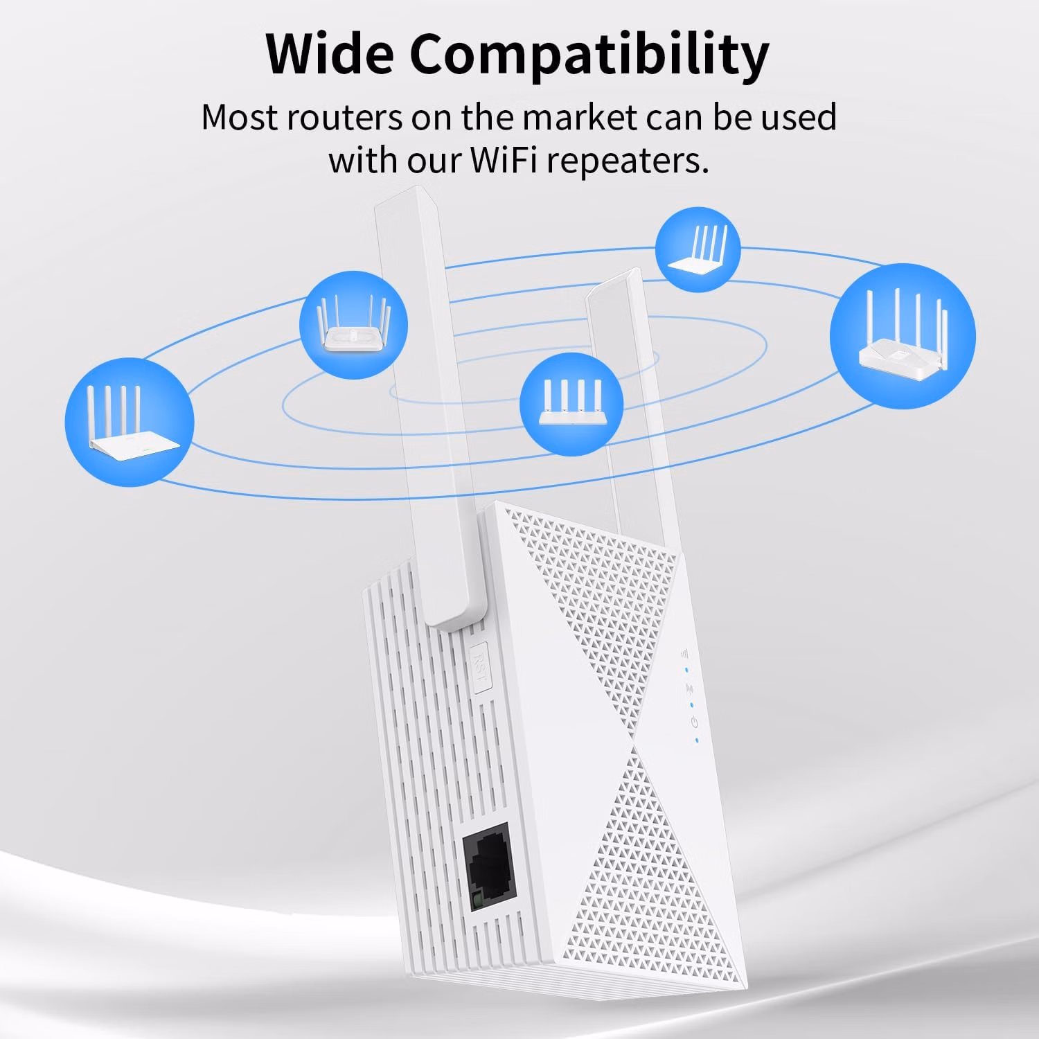 2025 Fastest WiFi Extender Signal Booster - Coverage Up to 9999 sq. ft, Easy Setup, Long Range WiFi Extender, Ethernet Port & Access Point, and Stable Internet Performance with 60+ Devices thumbnail 4