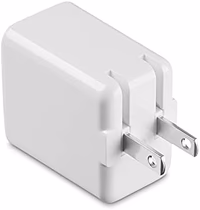 Amazon Basics 12W One Port USB-A Wall Charger (2.4A) for Phones (iPhone 15/14/13/12/11/X, Samsung, and more), Pack of 2, White thumbnail 3