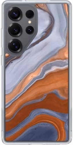 OtterBox Samsung Galaxy S25 Ultra Symmetry Series Clear Magnet Case - High Desert Marble (Blue)