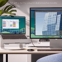 Twelve South Curve SE Ergonomic Aluminum Laptop and MacBook Stand with Anti-Slip Silicone to Prevent Scratching | Compatible with 11" to 17” laptops thumbnail 5