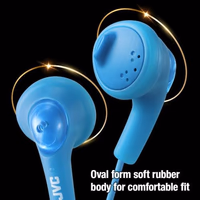 JVC Basic Gumy Earbuds Blue, Model Number: HA-F160-A, 3 thumbnail 3
