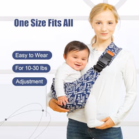 Baby Sling Carrier,Baby Sling,Toddler Carrier,Adjustable and Non-Slip Hip Seat Carriers Carrying 10-30 lbs(Square) thumbnail 4
