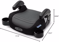 Graco TurboBooster 2.0 Backless Booster Car Seat, Denton thumbnail 2