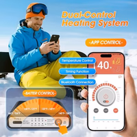 AI Heated Socks for Men Women,20000mAh Rechargeable Battery Electric Socks Up to 16 Hours Washable Heating Socks for Camping Skiing Motorcycle Driving Hiking Outdoor Working thumbnail 3