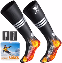 AI Heated Socks for Men Women,20000mAh Rechargeable Battery Electric Socks Up to 16 Hours Washable Heating Socks for Camping Skiing Motorcycle Driving Hiking Outdoor Working thumbnail 1