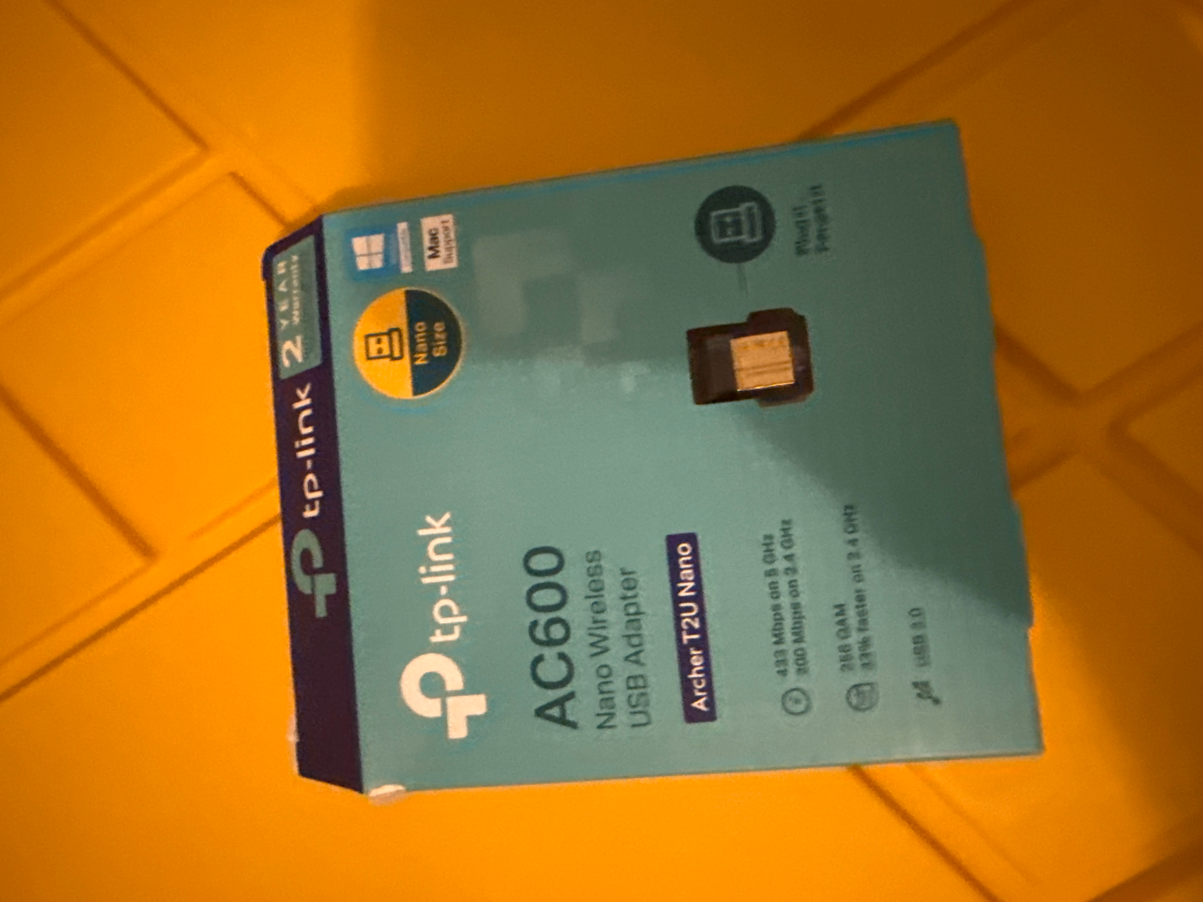 TP-Link Nano AC600 USB WiFi Adapter(Archer T2U Nano) 8.1 7 thumbnail 2
