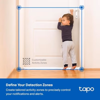 Tapo 1080p Indoor/Outdoor Security Camera - Free Person/Motion/Baby Cry Detection, Color Night Vision, IP65 Weatherproof, SD/Cloud Storage, Works w/Alexa & Google Home HybridCam thumbnail 4
