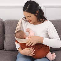 Baby Wrap Carrier, Perfect Baby Carrier Wrap Sling for Newborn and Infant up to 35 lbs. thumbnail 4