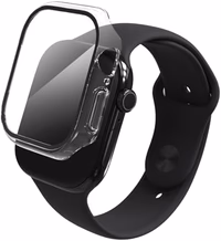 ZAGG Glass 360 Screen Protector for Apple Watch Series 11/10, Watch Size: 42mm, Integrated Bumper, 5X Stronger Impact Protection, Scratch-Resistant, Eco-Friendly Materials thumbnail 1