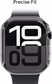 ZAGG Glass 360 Screen Protector for Apple Watch Series 11/10, Watch Size: 42mm, Integrated Bumper, 5X Stronger Impact Protection, Scratch-Resistant, Eco-Friendly Materials thumbnail 4
