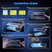 Uyiton UnBreak-Glass for Samsung Galaxy S25 Plus/S24 Plus Matte Screen Protector, [Ultrasonic Fingerprint Support][Anti- Glare][9H Tempered Glass] Scratch-Resistant Bubble-Free, 2 Pack thumbnail 4