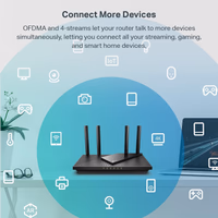 TP-Link Dual-Band AX3000 Wi-Fi 6 Router Archer AX55 | Wireless Gigabit Internet Router for Home | EasyMesh Compatible | VPN Clients & Server | HomeShield, OFDMA, MU-MIMO | USB 3.0 | Secure by Design thumbnail 4