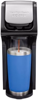 Hamilton Beach FlexBrew Single Serve Coffee Maker, Coffee Machine Compatible with Pod Packs and Grounds, Black Next Gen (49900) thumbnail 1
