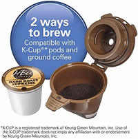 Hamilton Beach FlexBrew Single Serve Coffee Maker, Coffee Machine Compatible with Pod Packs and Grounds, Black Next Gen (49900) thumbnail 2