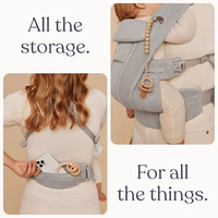 Ergobaby Omni Deluxe Baby Carrier Newborn Pearl Grey thumbnail 4