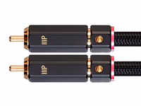 Monoprice Male RCA Two Channel Stereo Audio Cable - Gold Plated Connectors, Double Shielded, 6 Feet, Black - Onix Series thumbnail 4